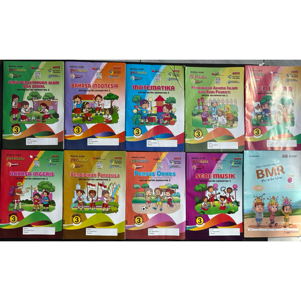 Buku LKS Permata SD/MI Kelas 3 Semester 2
