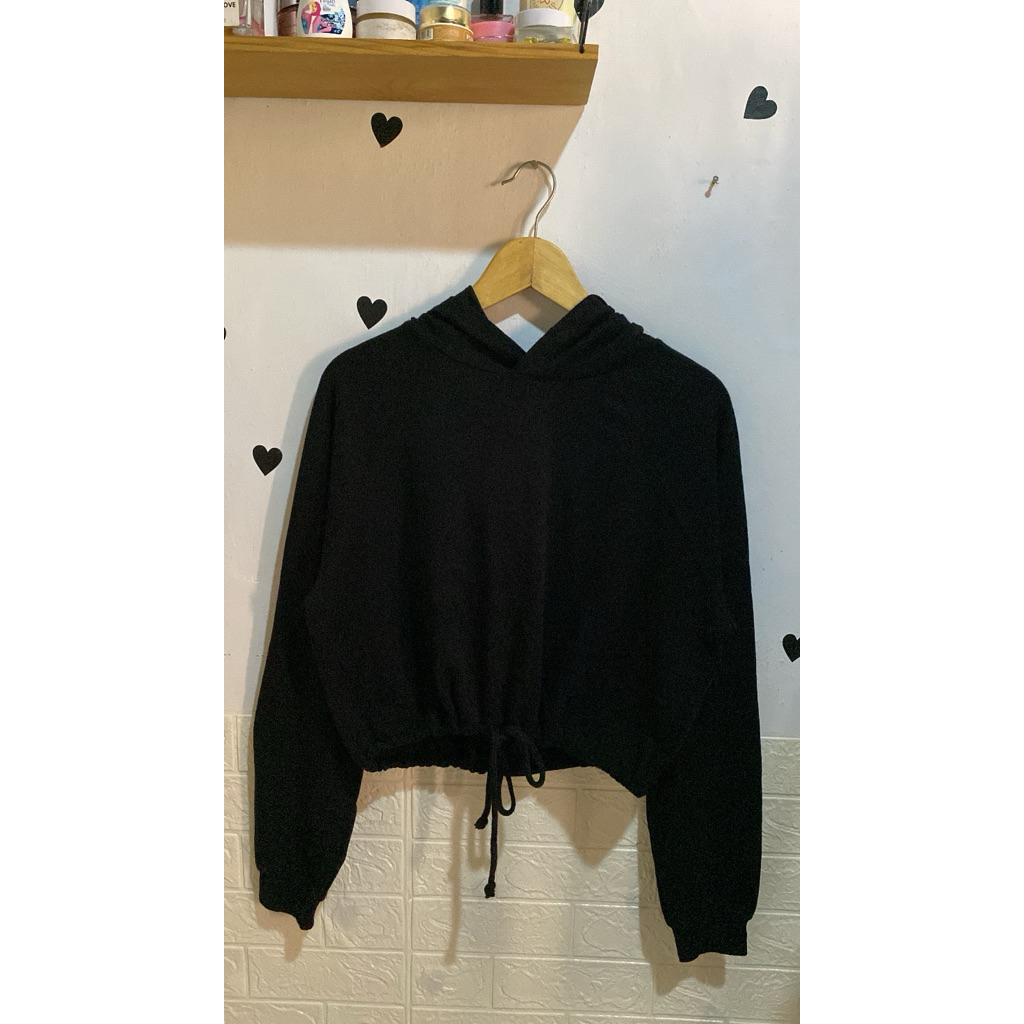 jaketziper dan hoodie Hm crop