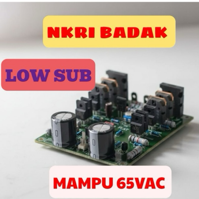 kit driver power amplifier nkri badak mampu 65vac