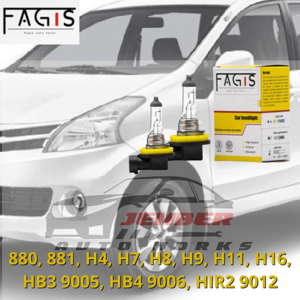 DOP 880 / 881 / H4 / H7 / H8 / H9 / H11 / H16 / HB3 9005 / HB4 9006 / HIR2 9012 LAMPU DEPAN MOBIL