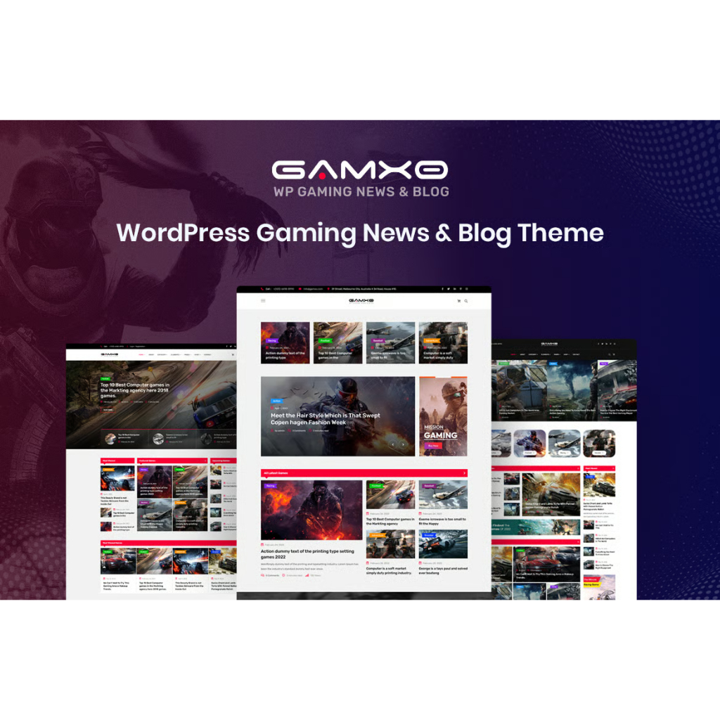 Tema Wordpress Berita / Blog Gaming | Gamxo New Update