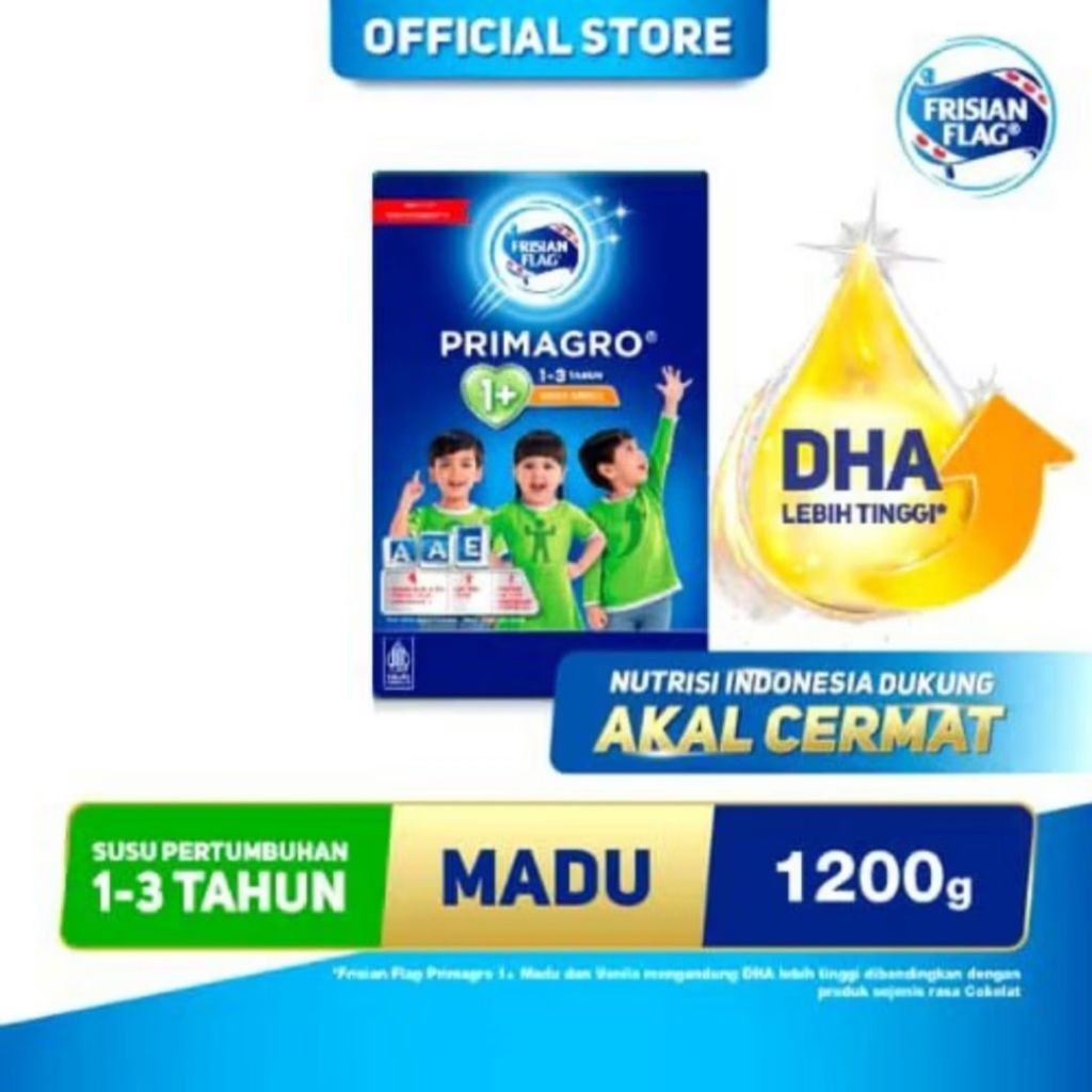 Frisian Flag Primagro 1+ Madu 1200gr