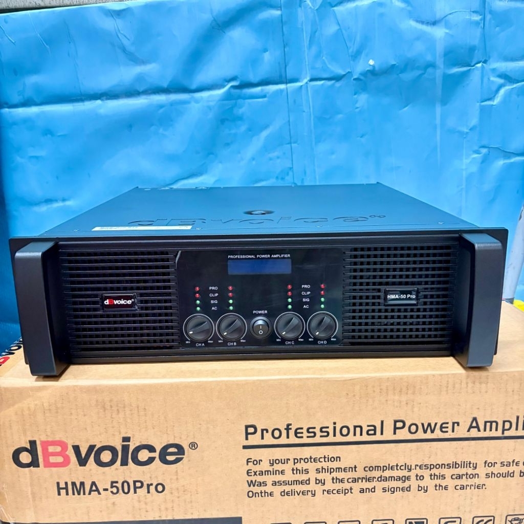 Audio Power dB voice HMA 50 PRO Original Amplifier 4 Channel dB Voice HMA 15PRO Clash H Full Macro