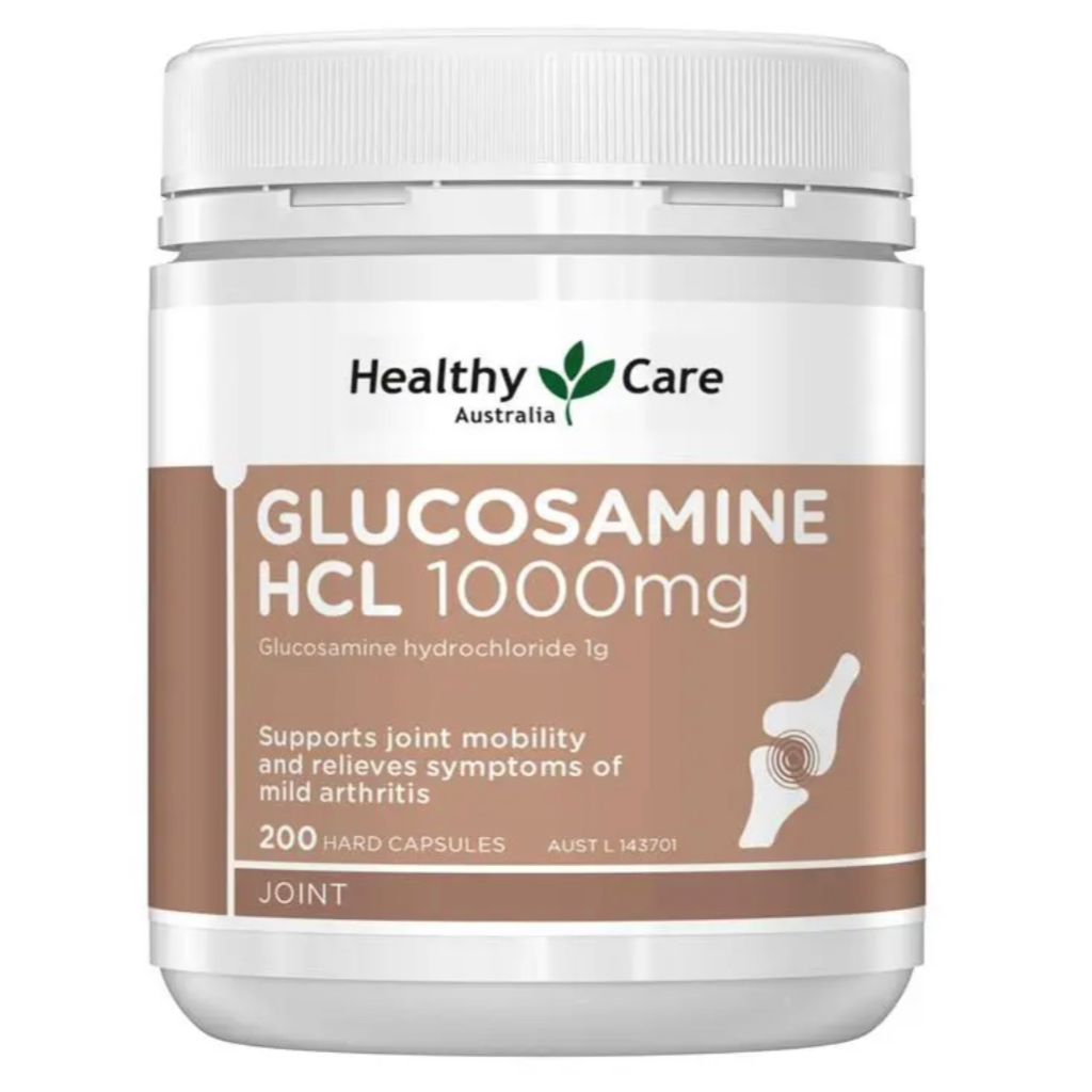 Healthy Care Glucosamine HCL 1000mg 200 hard Capsules