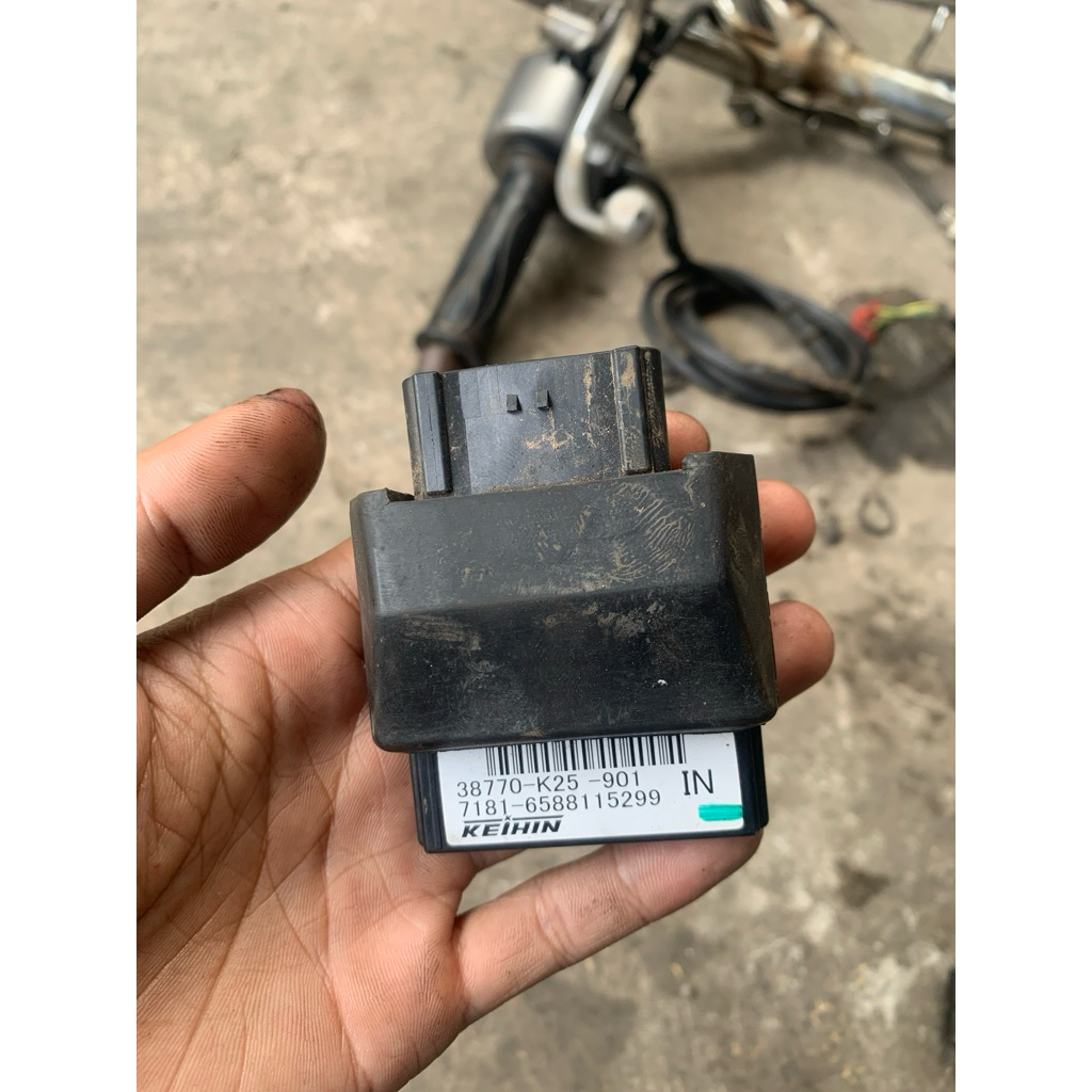 ecu cdi scoopy 2013-2014 original copotan motor normal siap pake
