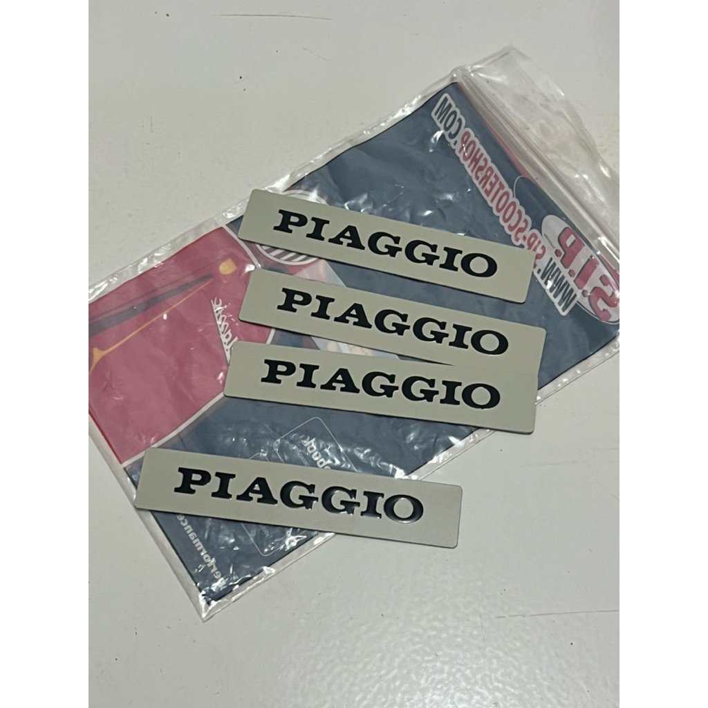 emblem hidung ‘PIAGGIO’ vespa PK original cif