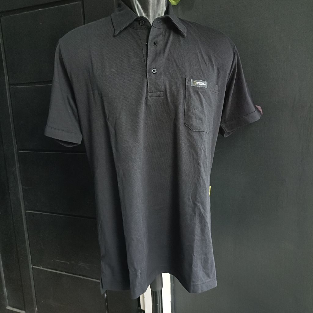 Nat Geo Kaos kerah kaos polo size L