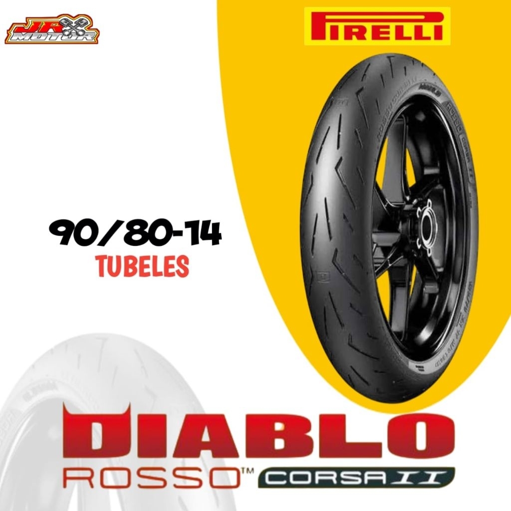 BAN PIRELLI DIABLO ROSSO CORSA 2 TUBELESS RING 14 90/80