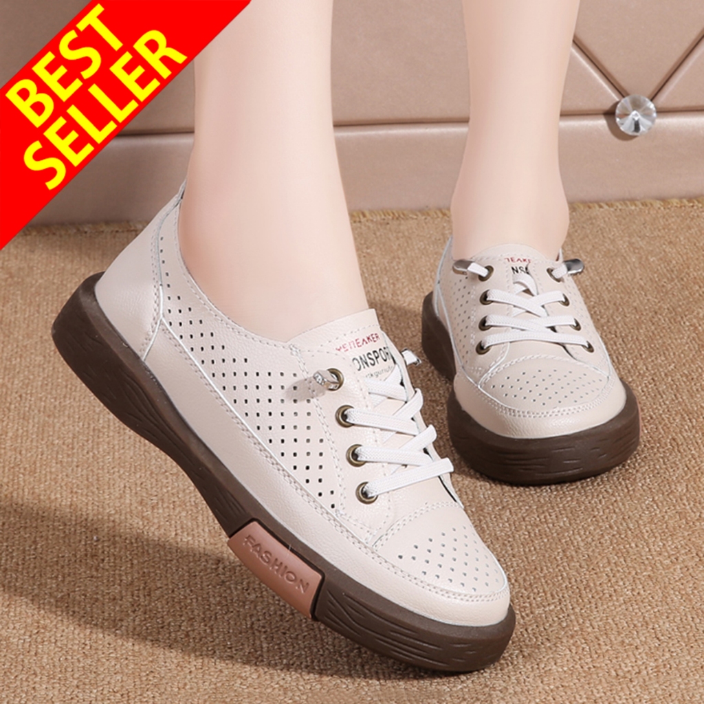 QINGSHUI Sepatu Olahraga Wanita Sneakers Sport Shoes Kets