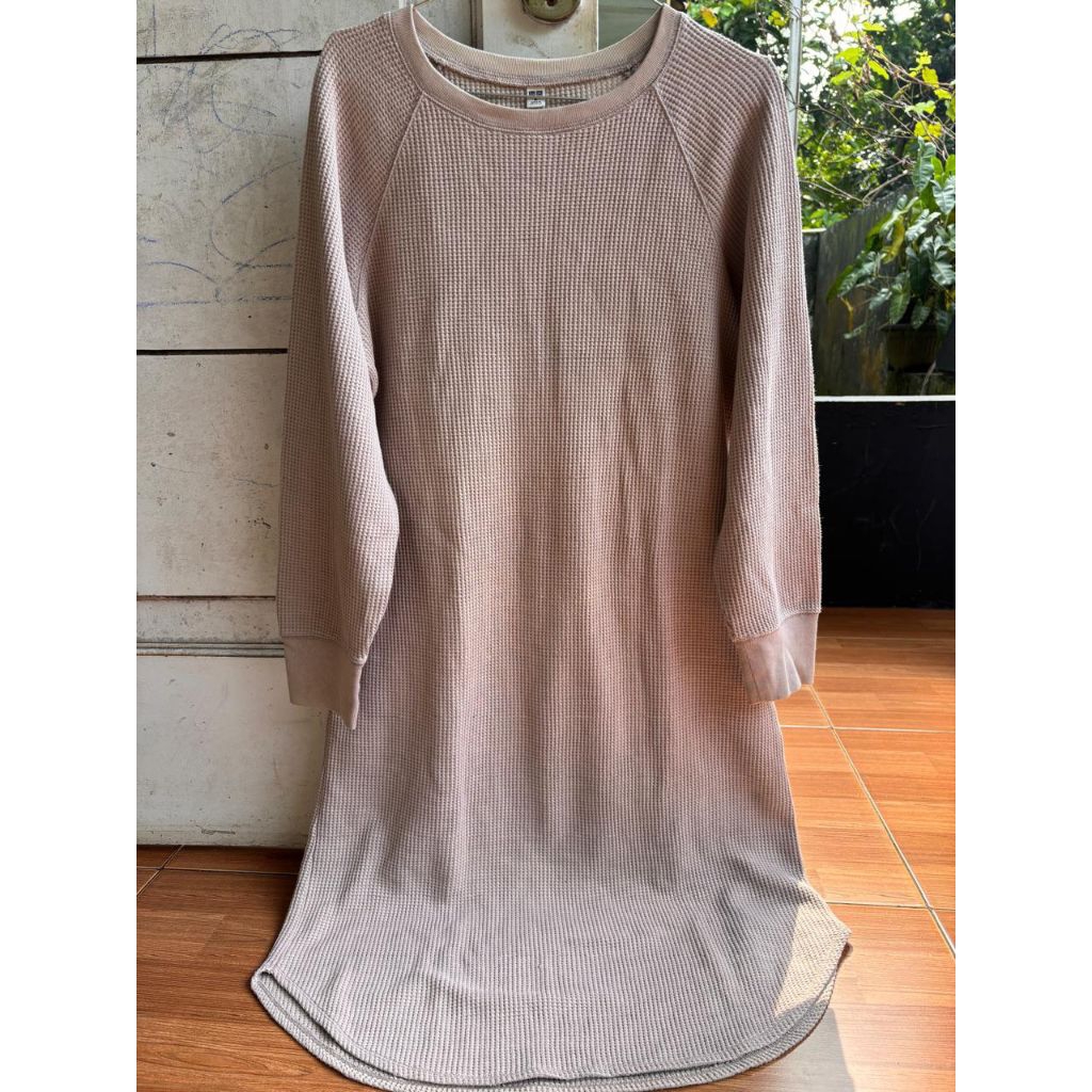 Preloved Uniqlo waffle tunik