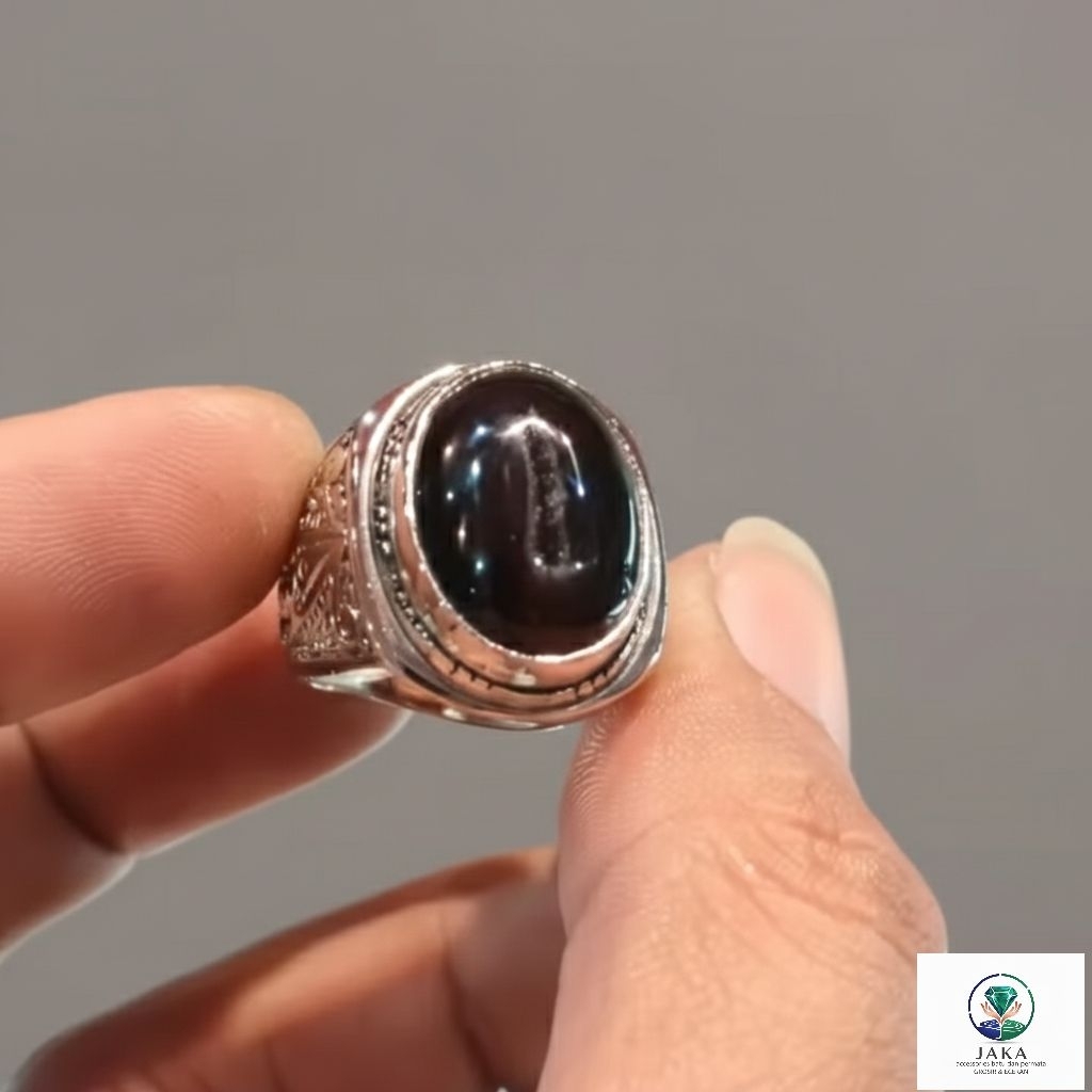 cincin batu akik Yaman Wulung combong