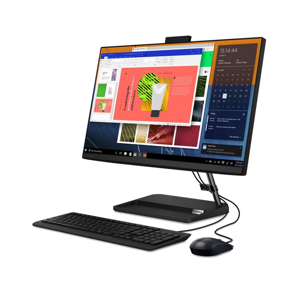 LENOVO IdeaCentre AIO 3 24ALC6 AMD Ryzen 5 5500U 8GB RAM 512GB SSD Windows 11 Home OHS 23.8" FHD (19