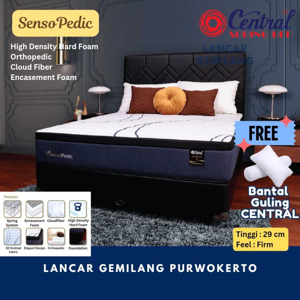 CENTRAL SPRINGBED GOLD SENSOPEDIC ORTHOPEDIC