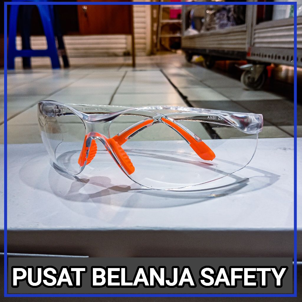 Kacamata TECNO Ansi Z87.1 - kacamata safety tecno clear murah