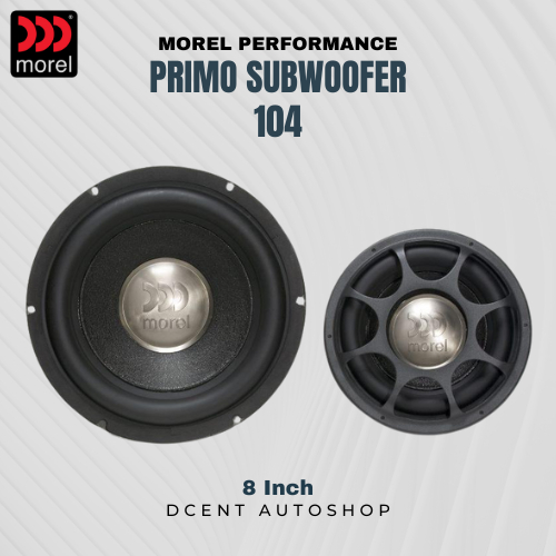 Subwoofer Audio Mobil - Morel Performance Subwoofer Primo 104 - 10 Inch - Subwoofer Mobil / Audio Mo
