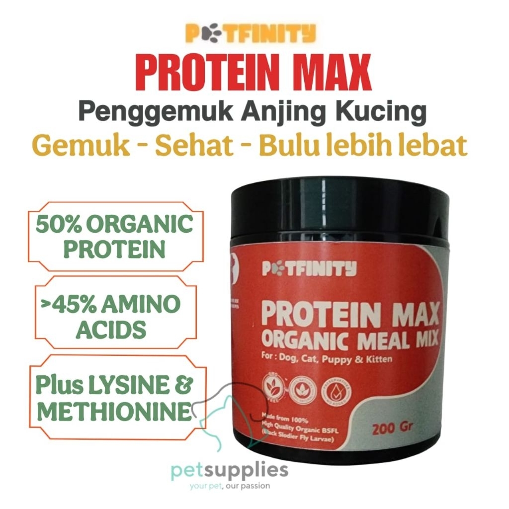 Vitamin Protein Penggemuk Anjing Kucing PROTEIN MAX by Petfinity