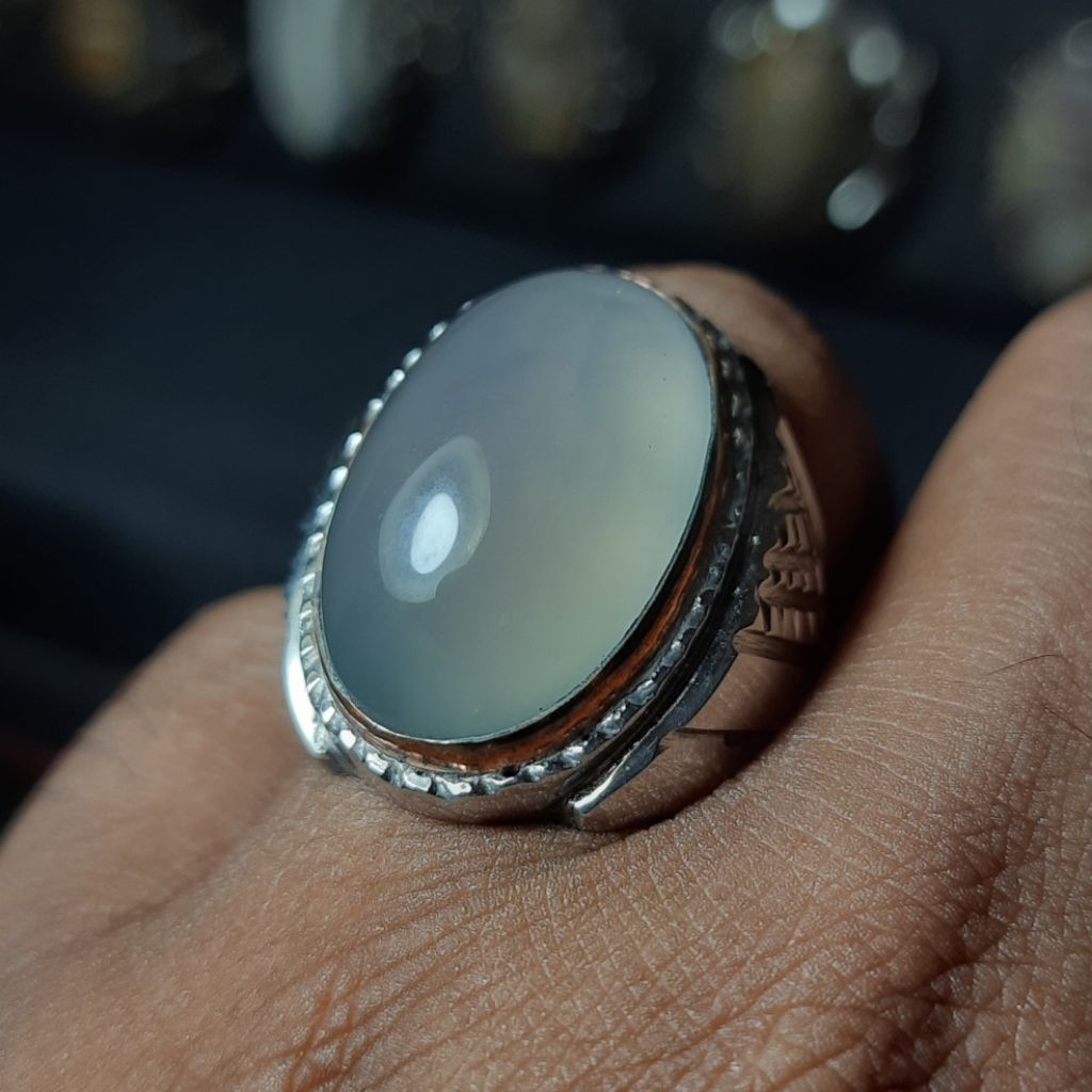 Batu akik pandan kapas