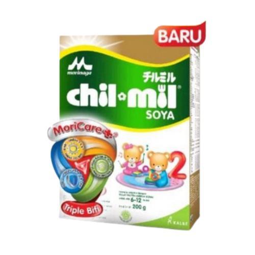 CHIL MIL SOYA 200gr / Susu Formula Bayi Morinaga Chil Mil Tahap 2 Soya 200gr 6-12 bulan