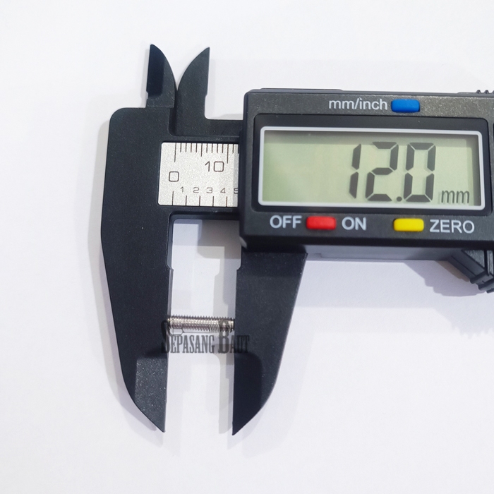 M3 x 12 Baut L Tanam L Set Stainless 304 M3x12