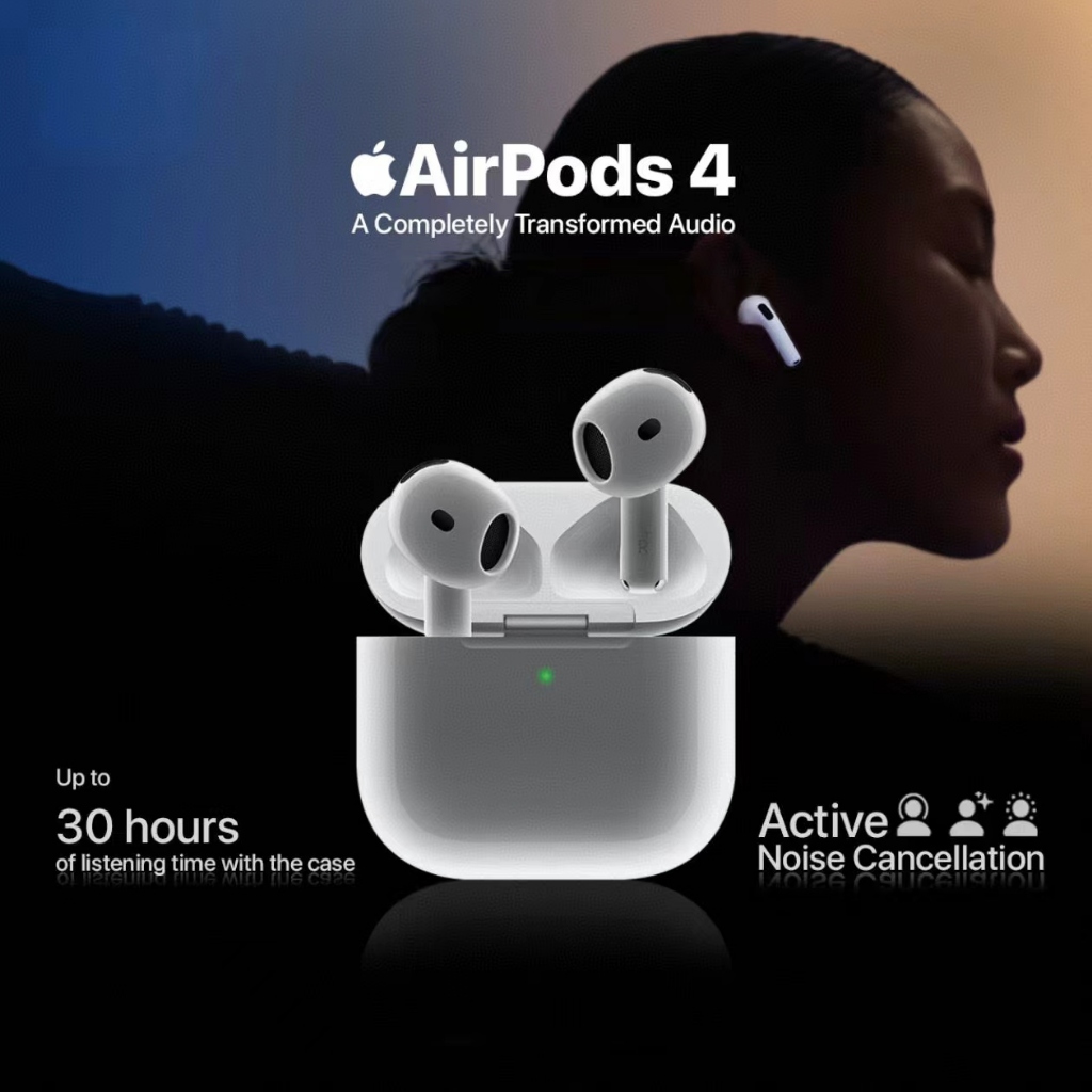 Original AirPods Gen 4 TWS iPhone IMEI & Serial Number Detectable + Spatial Audio Active Noice Cance