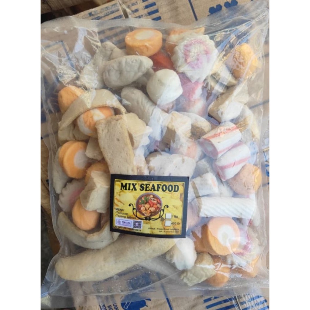 Mix Seafood 1 kg || Seafood Mix Frozen || Bahan untuk bikin tomyum