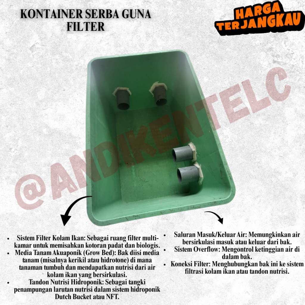 BOX / KONTAINER KEPITING (BEKAS USAHA KEPITING)