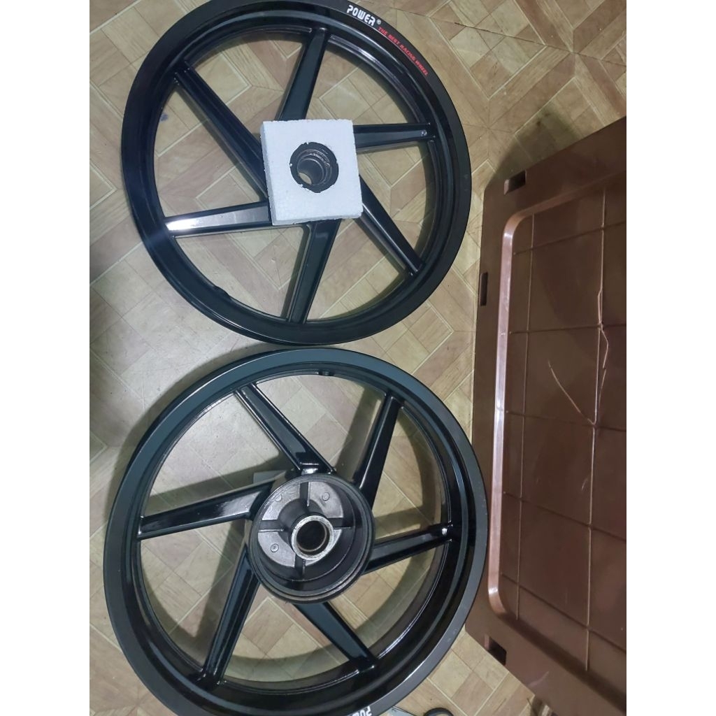 velg raching tiger new tiger revo set depan belakang ring 17