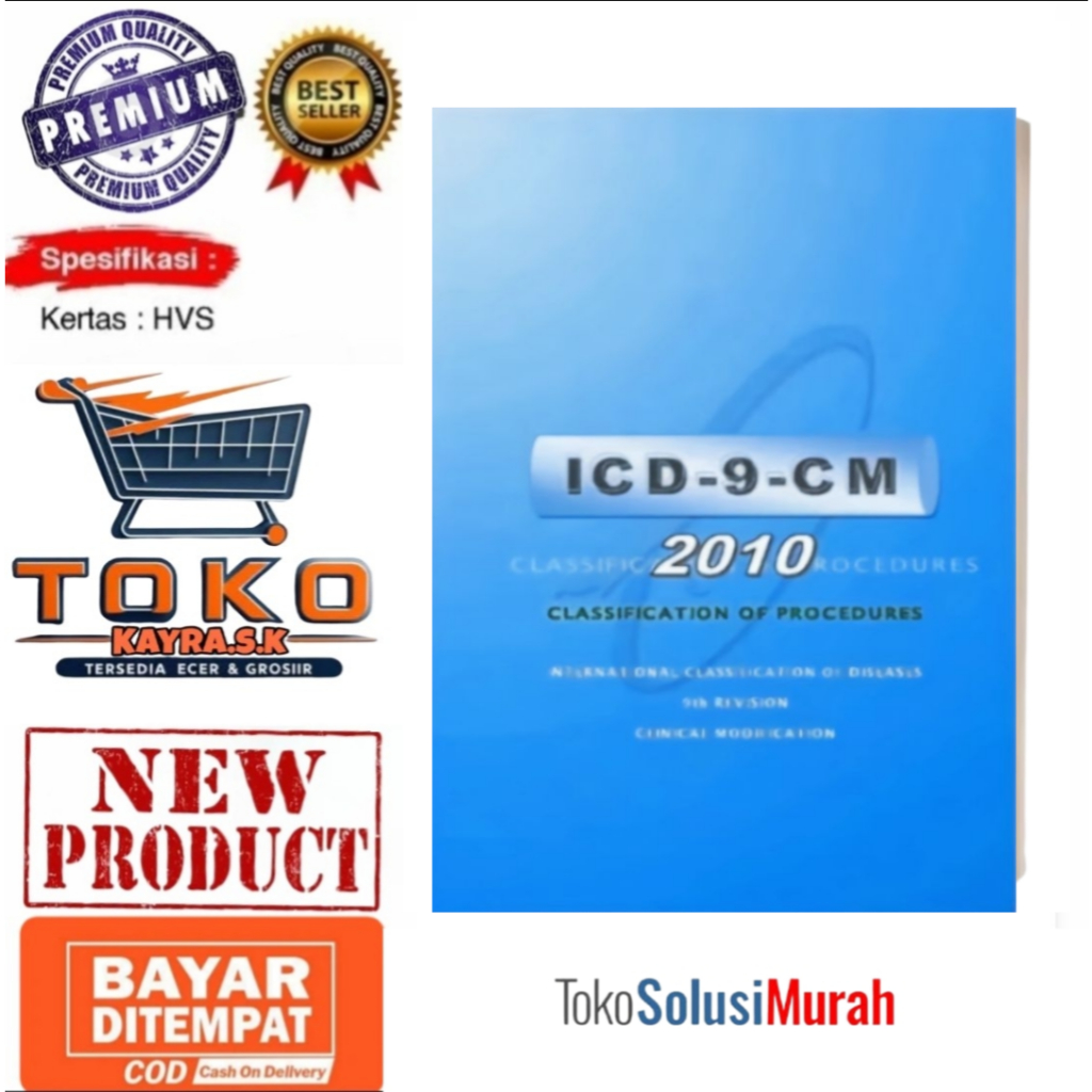 Buku iCD ICD 9 CM REKAM MEDIS Tahun 2010 Terlaris