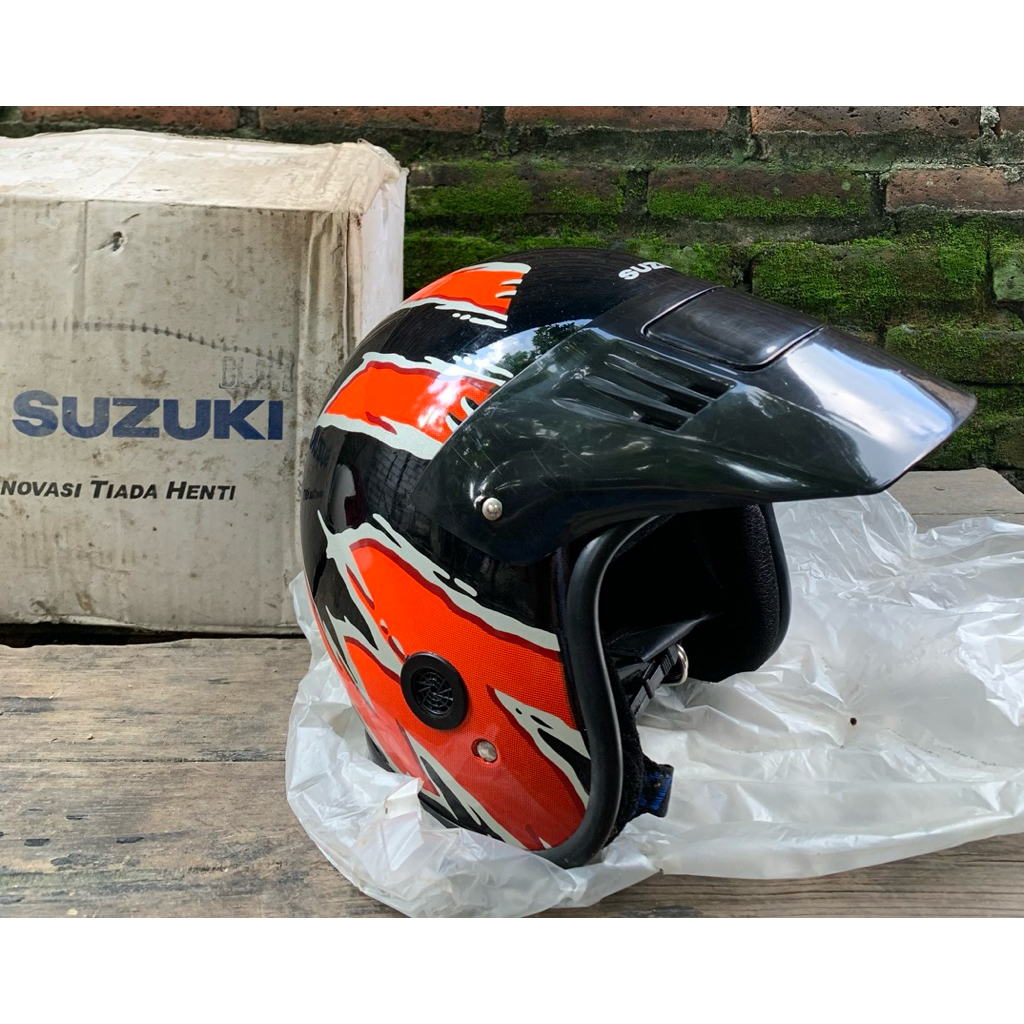 helm suzuki ts125 helm acesories suzuki original