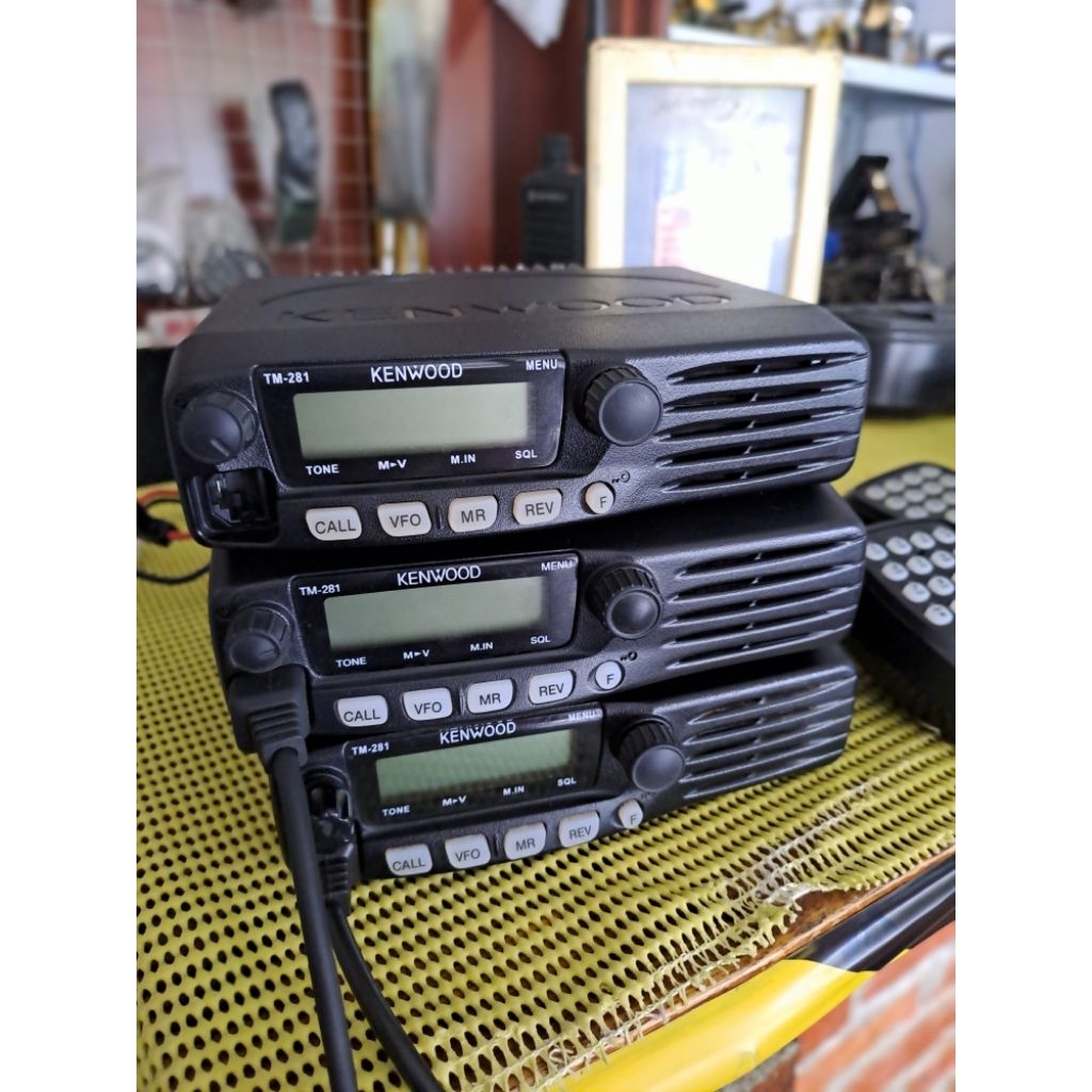 Rig Kenwood Tm281A Normal Vhf Power 60 Watt Kenwood Tm-281 A KENWOOD TM 281SIAP PAKAI
