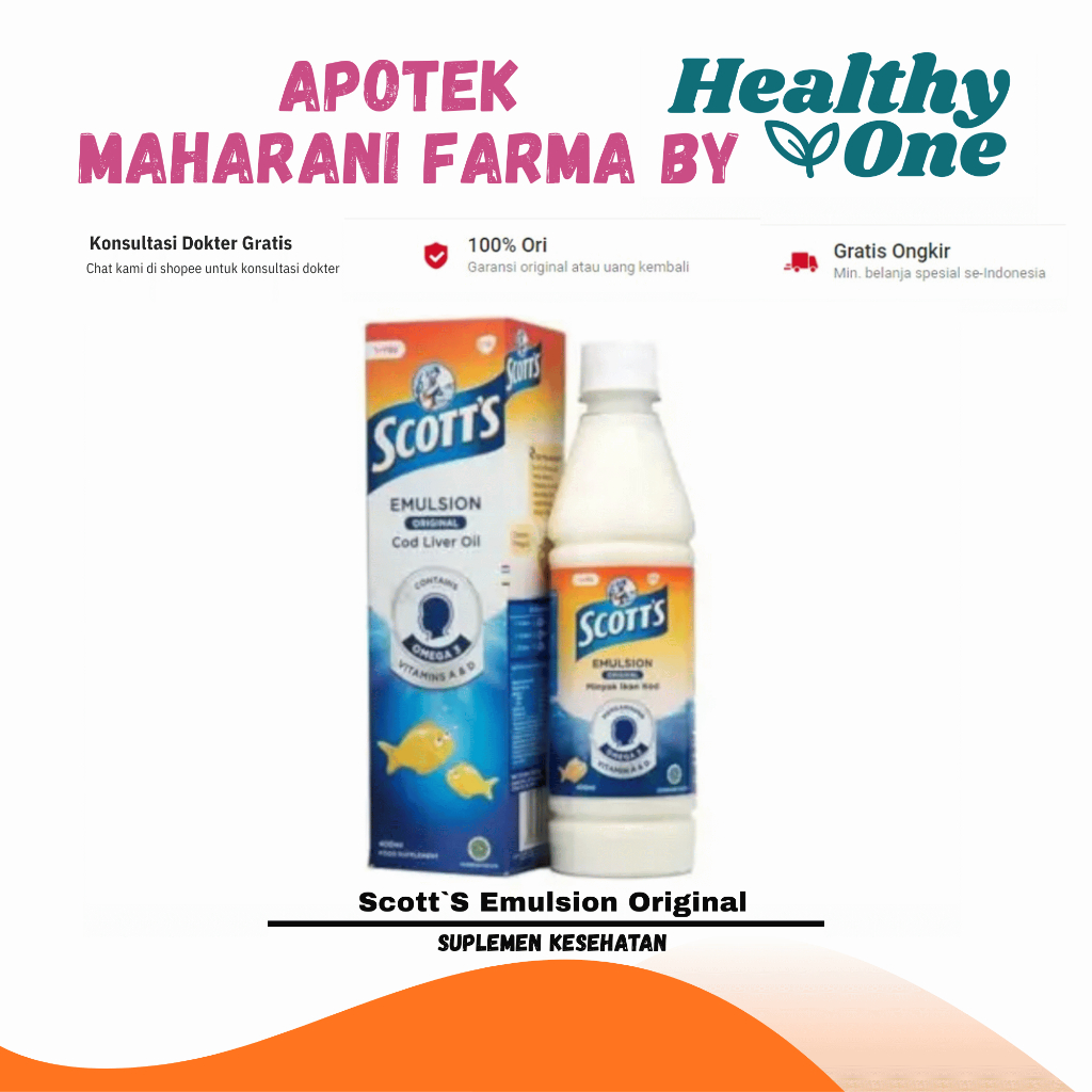 Scott`S Emulsion Original / Suplemen Anak