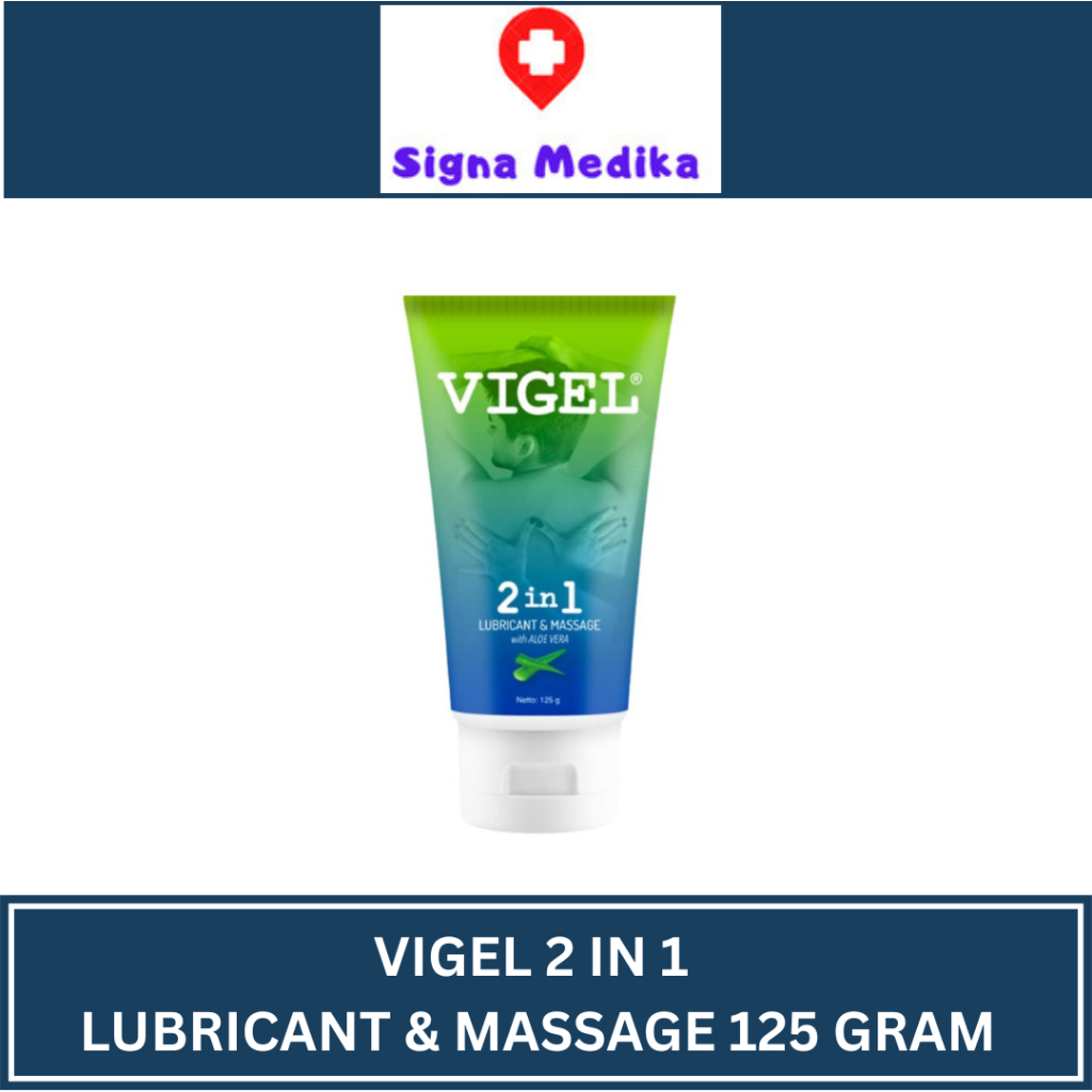 VIGEL 2 in 1 Lubricant & Massage 125 gram - Pelumas