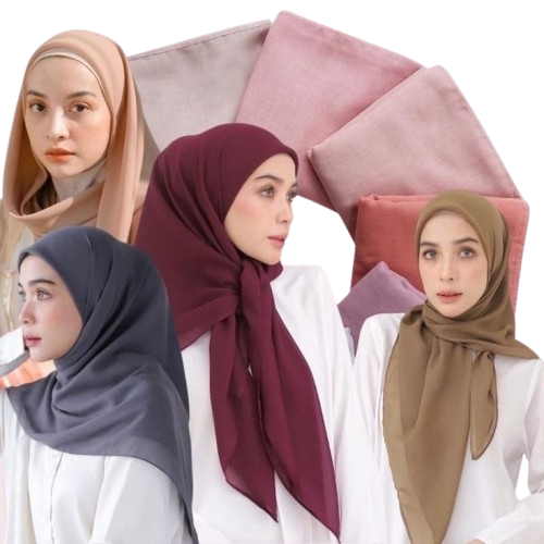 PAKET HIJAB PARIS JADUL POLOS/ PAKET USAHA HIJAB PARIS POLOS  PREMIUM