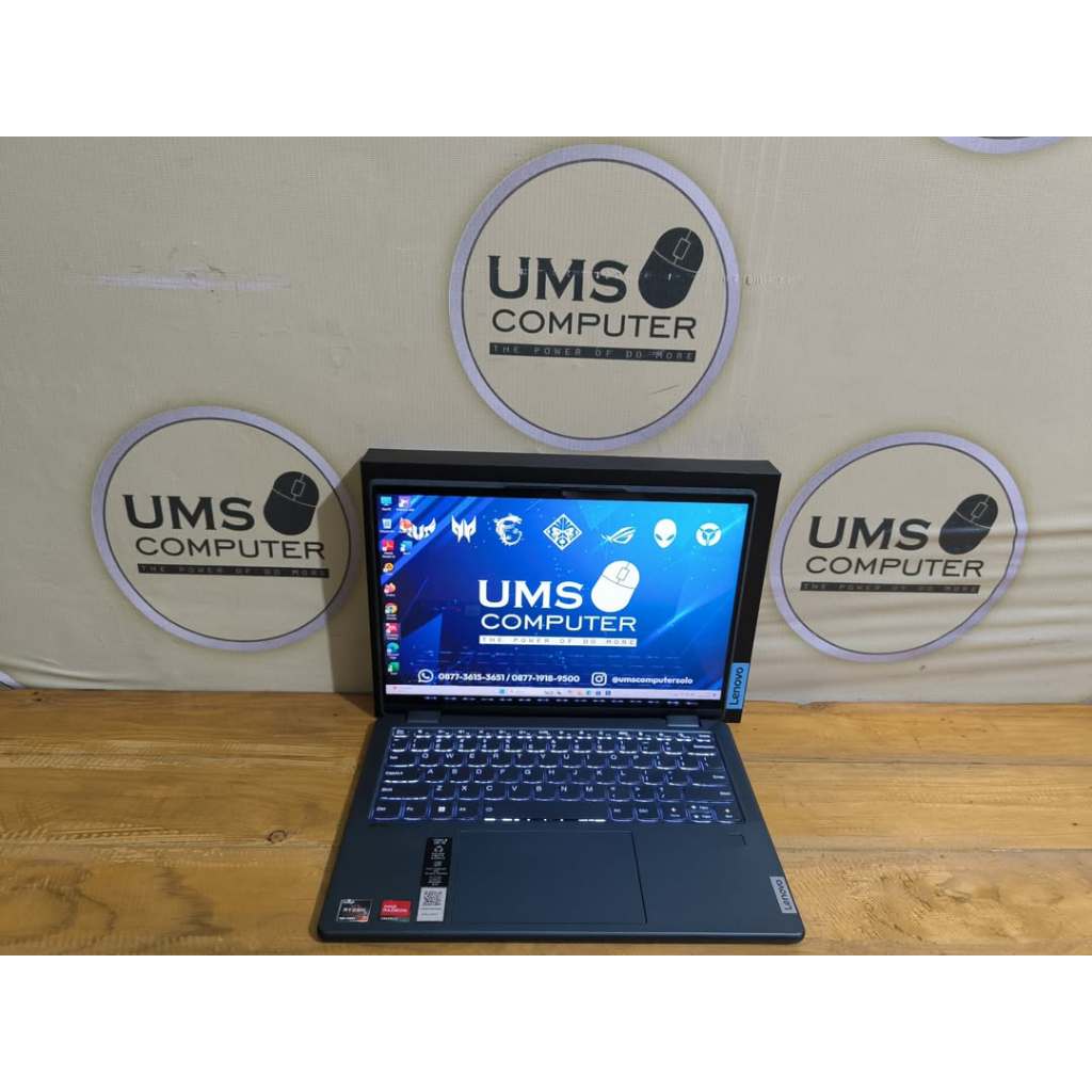 LENOVO YOGA 6 13ABR8 Ryzen 7-7730U 16/512 SSD WUXGA IPS Touch Backlit BERGARANSI