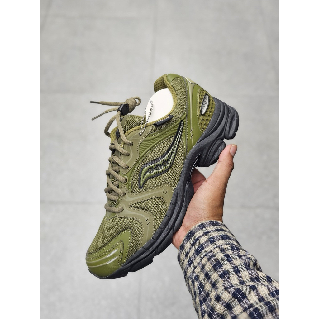 Saucony progrid triumph 4 olive / mauve / black