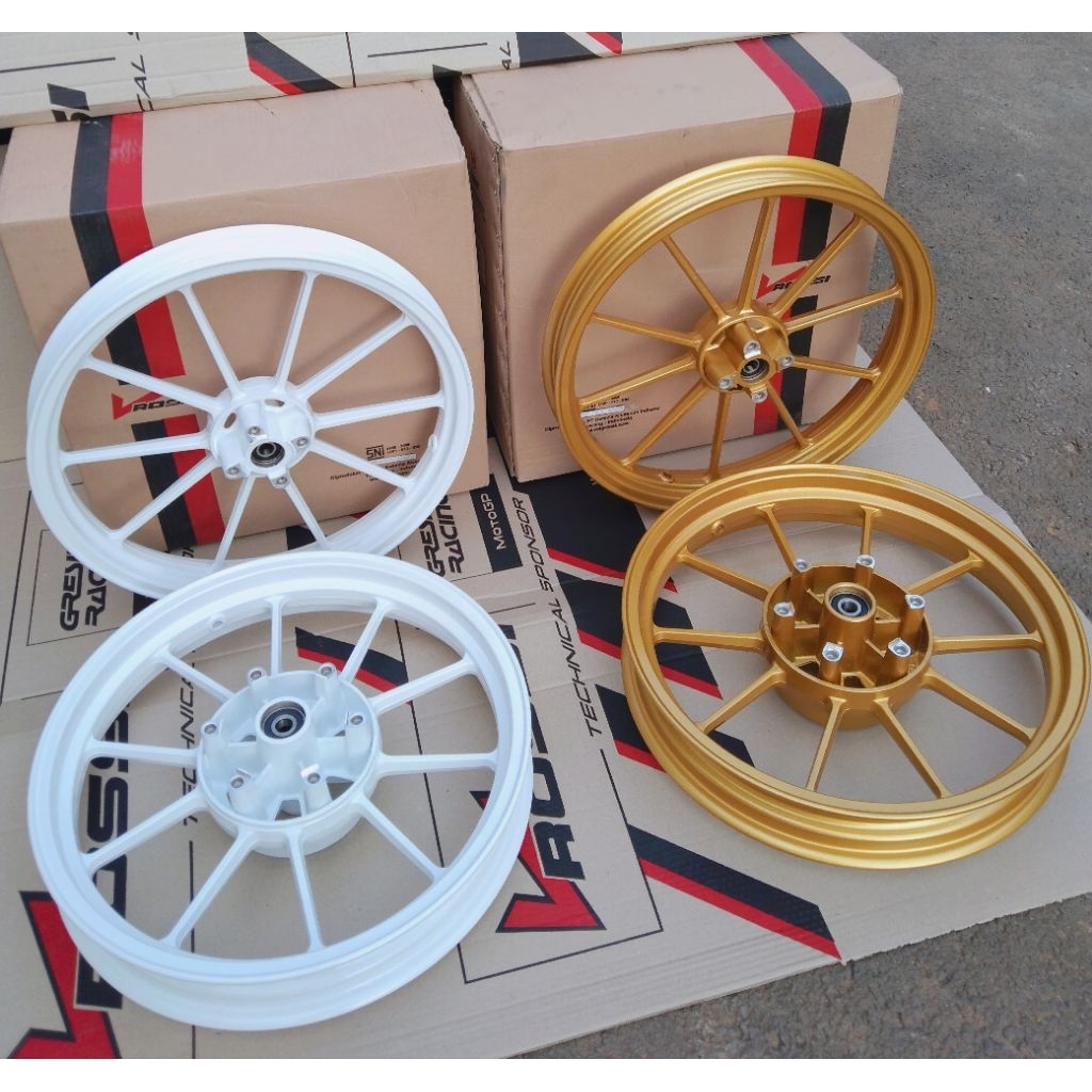 VELG PELAK RACING V ROSSI SPRINT STARLIGHT PALANG 10 DISC LUBANG 4 PNP NINJA 150RR OLD NINJA RR NEW