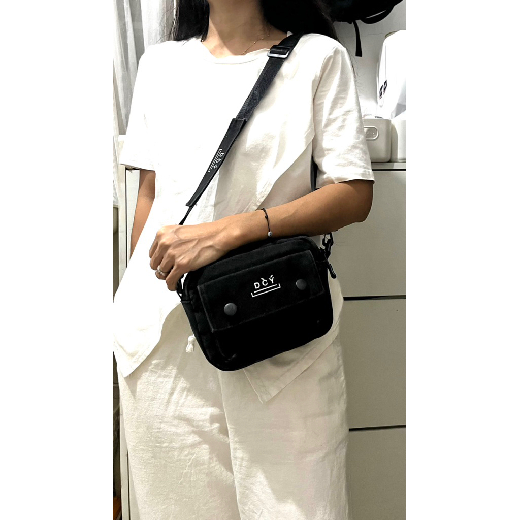 DCY kanvas jeans sling bag