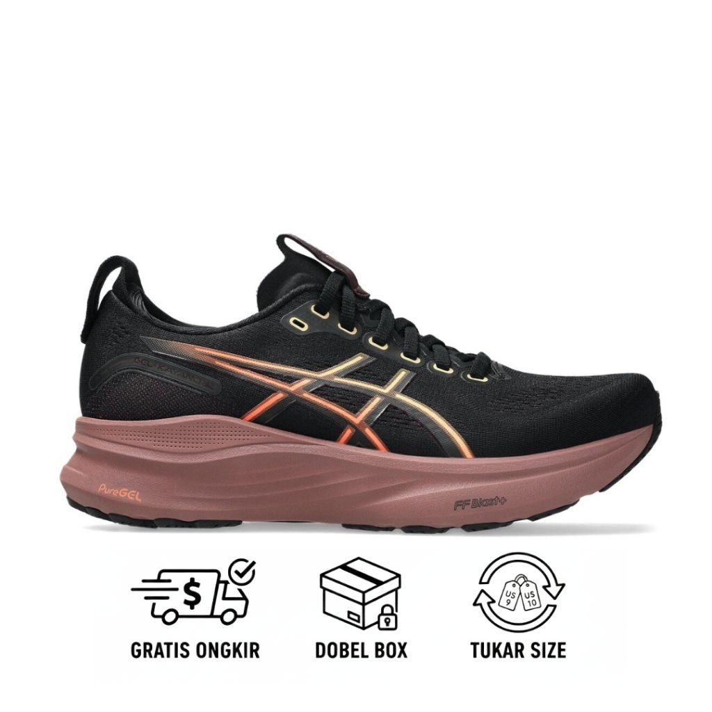 Sepatu Lari Pria Asics Gell Kayano 32 Black Dark Currant