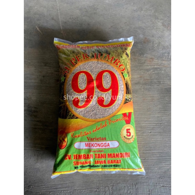 Benih Padi Super Jumbo 99 Mekongga