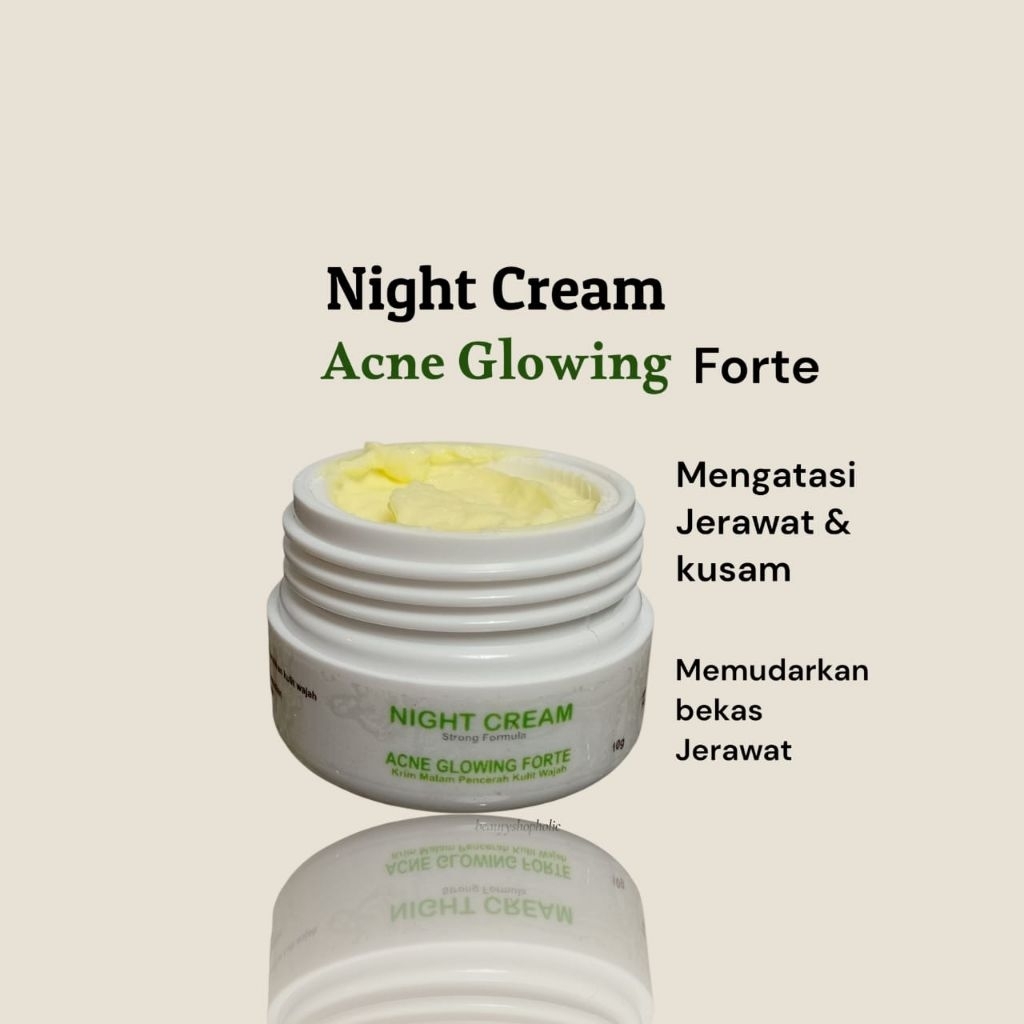 KRIM MALAM ACNE GLOWING FORTE