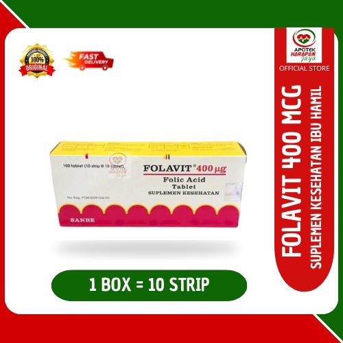 FOLAVIT 400 / SUPLEMEN KESEHATAN IBU HAMIL/ VITAMIN IBU HAMIL
