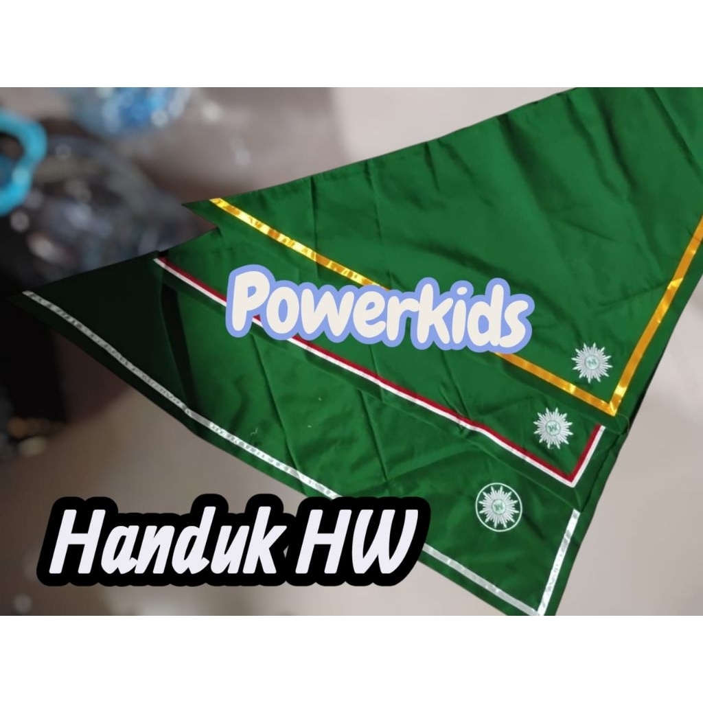 Hasduk hw muhammadiyah bordir halus dan tebal