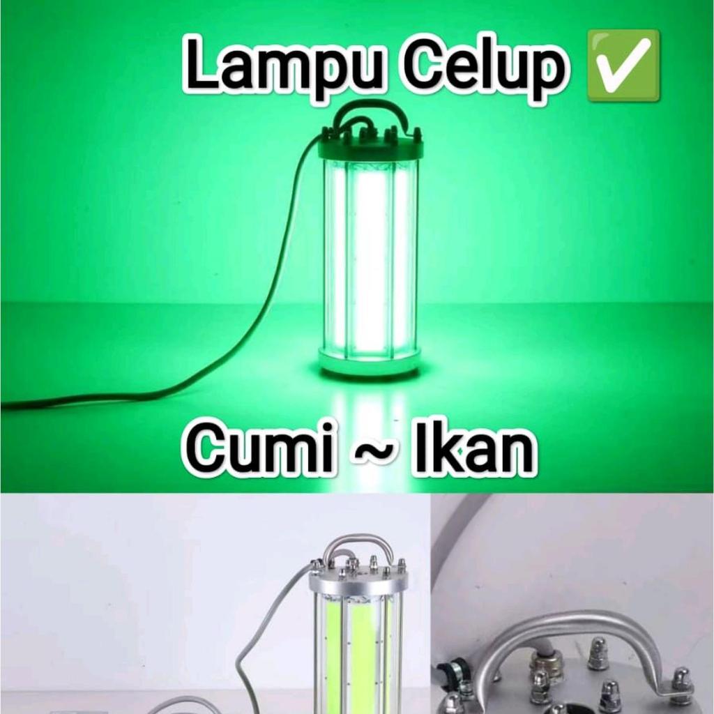 lampu ikan / lampu cumi cumi / lampu nelayan 2000w 20meter 20m waterproof ip68 bisa di celup ke air