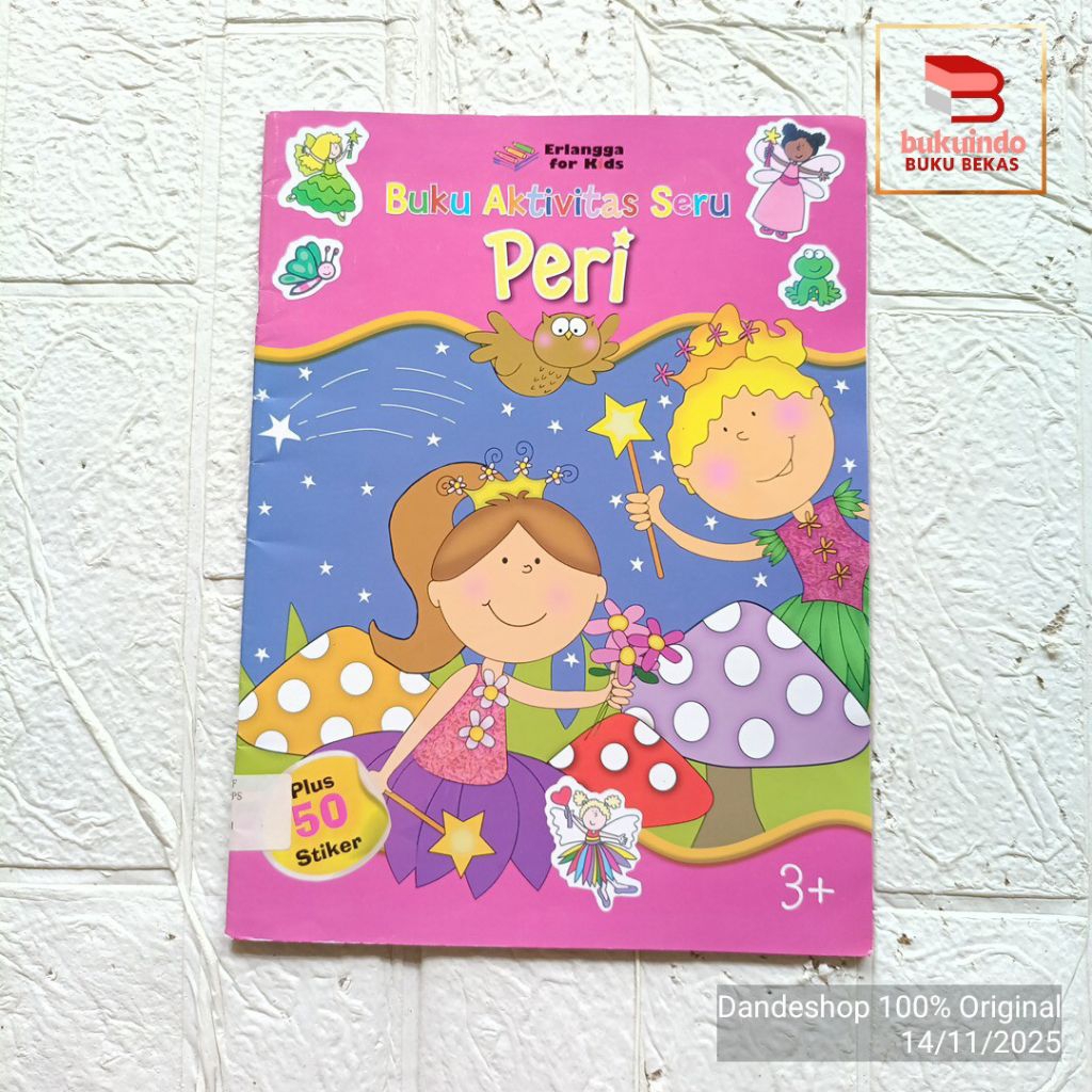 (ex perpus) Buku Aktivitas Seru Peri - Buku Aktivitas Anak Bekas Preloved