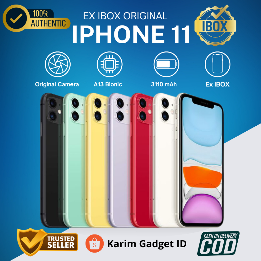 IPHONE 11 64GB|128GB|256GB EX IBOX ORIGINAL