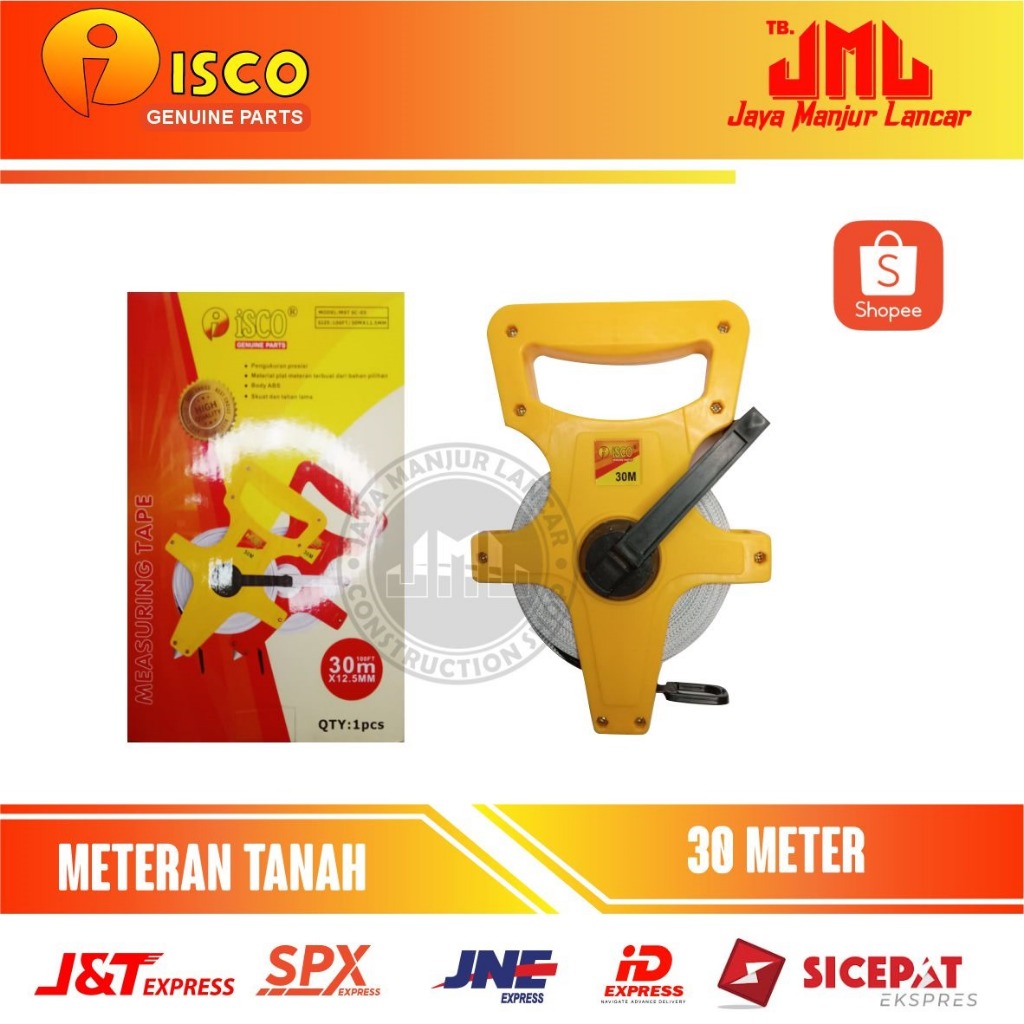 Meteran tanah 30 meter ISCO/Meteran panjang 30 meter ISCO