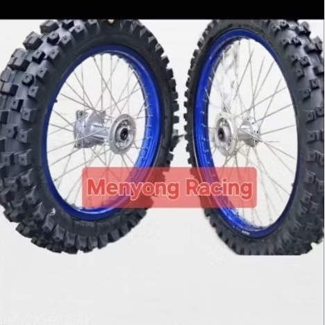 Velg Klx 18-21 dan 16-19 velg trail Klx 150 ring 18-21 dan 16-19 tromol ori ban trabasan