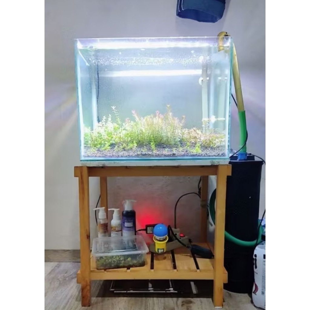 Meja aquarium/rak aquarium estetik/rak serbaguna/rak 40x30x40