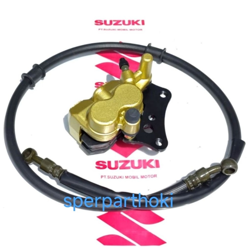 selang rem plus kaliper depan suzuki satria fu,satria fu injeksi