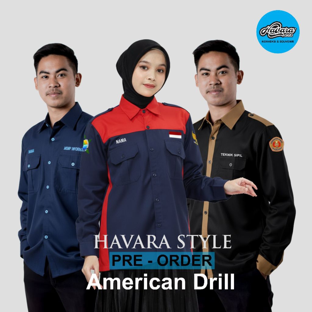 BAJU PDH PDL CUSTOM / BAJU ORGANISASI / SERAGAM KAMPUS / PDH MURAH / BAJU KERJA